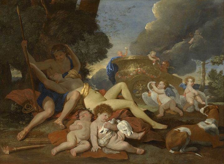 Nicolas Poussin, "Vénus et Adonis", vers 1626-1627. Fort Worth, The Kimbell Museum of Art.&nbsp; (Image © Kimbell Art Museum, Fort Worth)