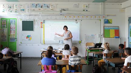 Une école des Landes classée en REP, où les classes de CP sont désormais en effectif réduit.&nbsp; (DEQUIER LO?C / MAXPPP)