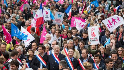  (Vigi Gender est une association créée il y a un an, et proche du mouvement la Manif pour tous. © Maxppp)