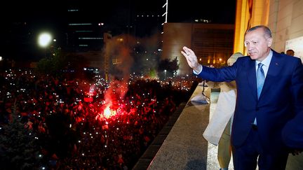 Le président turc, Recep Tayyip Erdogan, le 25 juin 2018 à Ankara (Turquie). (KAYHAN OZER / ANADOLU AGENCY / AFP)