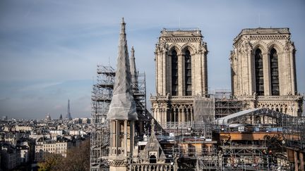 La cathédrale&nbsp;Notre-Dame de Paris, le 24 novembre 2020. (MARTIN BUREAU / AFP)