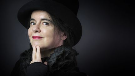 La romancière Amélie Nothomb publie "Riquet à la houppe" (Albin Michel)
 (JOEL SAGET / AFP)