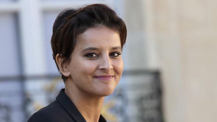 La ministre de l'Education nationale, Najat Vallaud-Belkacem, à l'Elysée, à Paris, le 30 septembre 2015. (PHILIPPE WOJAZER / REUTERS)