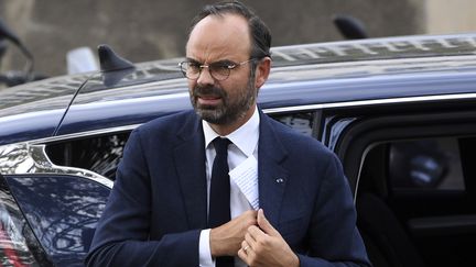 Le Premier ministre, Edouard Philippe, visite le salon BPI France le 11 octobre 2018 à Paris. (ALAIN JOCARD / AFP)