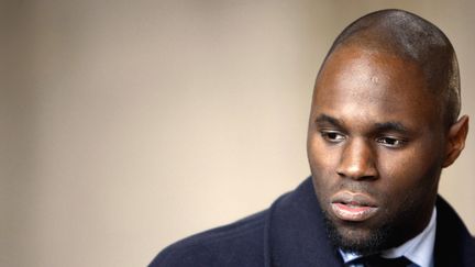 K&eacute;mi S&eacute;ba au tribunal correctionnel de Paris, le 19 f&eacute;vrier 2008.&nbsp; (FRANCK FIFE / AFP)