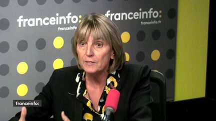 Valérie Létard, sénatrice Union centriste (UC) du Nord et vice-présidente du Sénat, le 23 octobre 2018 sur franceinfo. (FRANCEINFO / RADIOFRANCE)