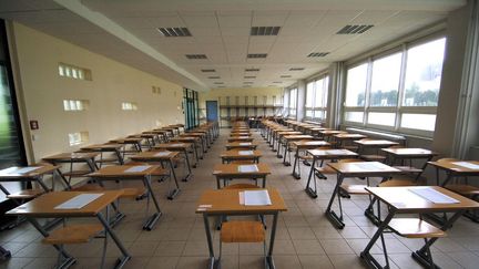 Une salle d'examen vide, le 11 juin 2007, à Caen. (MYCHELE DANIAU / AFP)