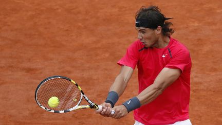 Rafael Nadal en action