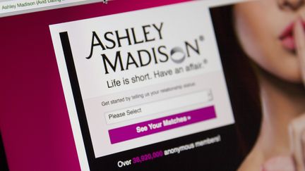 Capture d'&eacute;cran du site Ashley Madison, le 19 ao&ucirc;t 2015. (MANUEL ROMANO / NURPHOTO / AFP)