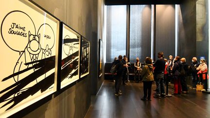 Le musée Soulages de Rodez (Aveyron) lors de sa réouverture après le confinement, le 19 mai 2021.&nbsp; (JOSE A. TORRES / MAXPPP)