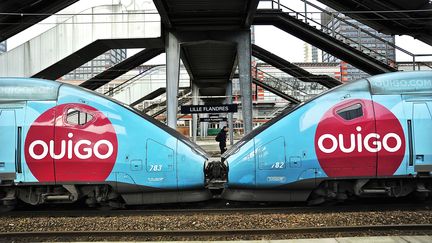 OUIGO, est une offre TGV à bas prix, dont les billets sont accessibles uniquement en ligne. (SEBASTIEN JARRY / MAXPPP)