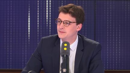 Le député La République en marche, Sacha Houlié, le 17 mars 2018. (RADIO FRANCE / FRANCEINFO)