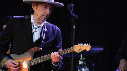 Bob Dylan aux Vieilles Charrues (Carhaix-Plouguer, Finistère) le 22 juillet 2012
 (Fred Tanneau / AFP)