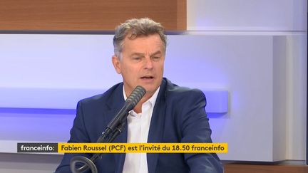 Fabien Roussel, secrétaire national du PCF, invité du 18h50 franceinfo, le mardi 30 juin 2020. (RADIO FRANCE)