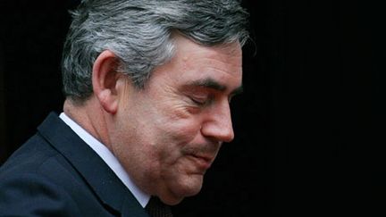 Le Premier ministre britannique Gordon Brown (6 octobre 2008) (AFP / Carl de Souza)