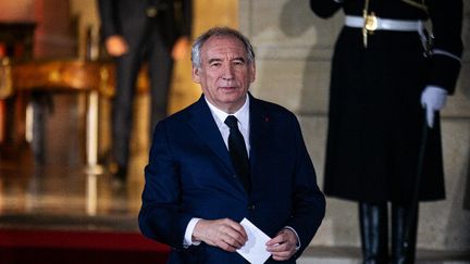 Le Premier ministre François Bayrou le 13 décembre 2024 à Matignon, Paris. (TELMO PINTO/AFP)