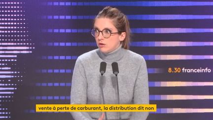 Aurore Bergé, la ministre des Solidarités et des Familles était l'invitée du "8h30 franceinfo", vendredi 22 septembre. (FRANCEINFO // RADIO FRANCE)