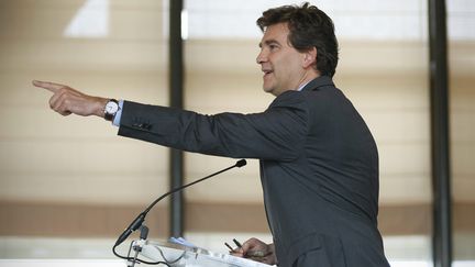 Le ministre du Redressement productif, Arnaud Montebourg, le 13 juin 2012 &agrave; Paris. (THOMAS PADILLA / MAXPPP)