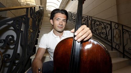 Le violoncelliste Gautier Capuçon à Nice (Alpes-Maritimes) le 31 juillet 2020 (DYLAN MEIFFRET / MAXPPP)