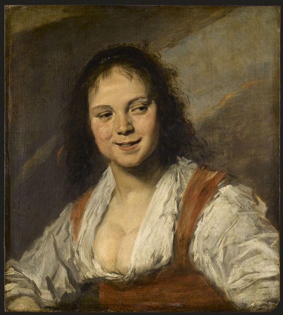 "La Boh&eacute;mienne" (vers 1630), de&nbsp;Frans Hals. Huile sur bois, 58 x 52 cm. Paris, Mus&eacute;e du Louvre. (RMN (MUSÉE DU LOUVRE) / JEAN-GILLES BERRIZI)