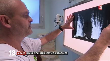 Alsace : service d'urgences partiel à l'hôpital (FRANCE 2)