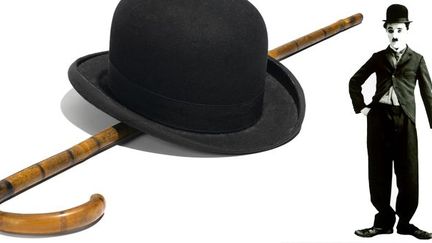 Entre 40 et 60.000 dollars estimés pour la canne et le chapeau de Charlot
 (Bonhams)