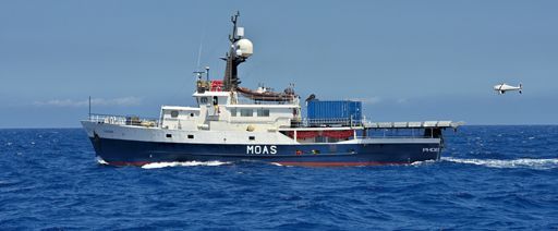 «Le Phénix» navire de MOAS lors de la campagne 2014. (MOAS)