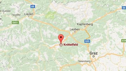 L'enfant de 12 ans a ramené la grenade antichar dimanche 20 août aux policiers de Knittelfeld, en Styrie, dans le sud-est de l'Autriche. (GOOGLE MAPS)