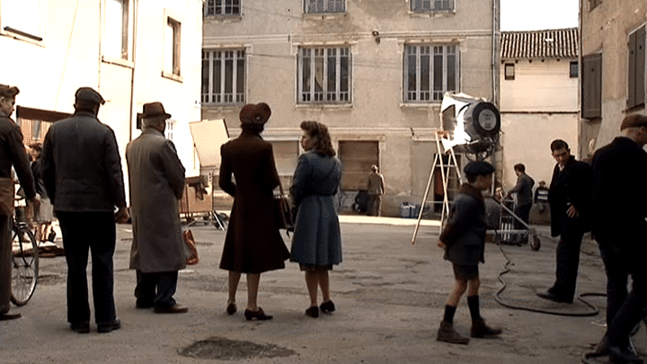 Les figurants sur le tournage à Saint-Léonard-de-Noblat
 (France 3 Limousin)