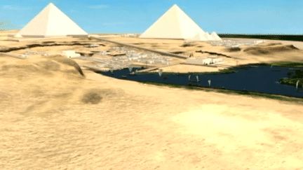 Les Pyramides de Gizeh en 3D grâce au système Dassault
 (France 3 - Culturebox)