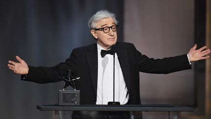 Woody Allen, le 8 juin 2017, à Hollywood (Etats-Unis), lors d'une soirée de gala en l'honneur de Diane Keaton. (KEVIN WINTER / GETTY IMAGES NORTH AMERICA)