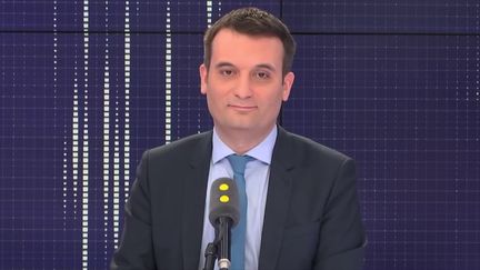 Le président du parti Les Patriotes, Florian Philippot, invité de franceinfo le 20 janvier 2018. (FRANCEINFO / RADIOFRANCE)