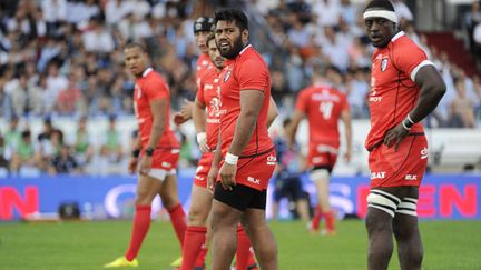 Christopher Tolofua et Yannick Nyanga du Stade Toulousain