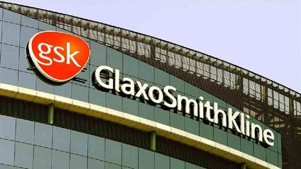 Le QG du laboratoire GSK&nbsp;GlaxoSmithKline, à Londres, le 10 mai 2006. (ASSOCIATED PRESS)