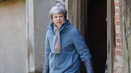 Theresa May à Maindenhead, au Royaume-Uni, le 24 mars 2019.&nbsp; (ADRIAN DENNIS / AFP)