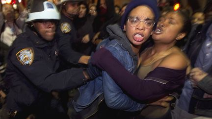 Pour justifier cette &eacute;vacuation, la ville de New York a d&eacute;clar&eacute; que l'occupation continue du parc entra&icirc;nait "un risque pour la sant&eacute; publique et un risque d'incendie" (LUCAS JACKSON / REUTERS)