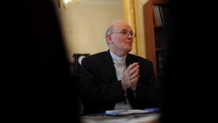 Mgr Jean-Paul James, évêque de Nantes. (FREDERIC GIROU / MAXPPP)