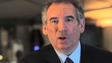 Capture d'&eacute;cran de la vid&eacute;o de v&oelig;ux de Fran&ccedil;ois Bayrou, mise en ligne par le MoDem le 30 d&eacute;cembre 2011. (CAPTURE D'&Eacute;CRAN DAILYMOTION / FTVI)