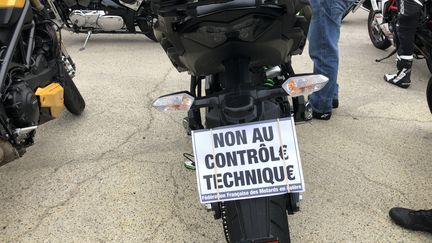 La Fédération des motards en colère&nbsp;annonce qu'elle va contester en justice la décision du Conseil d'État de contraindre les deux-roues au contrôle technique (illustration). (ISABELLE GAUDIN / RADIO FRANCE)