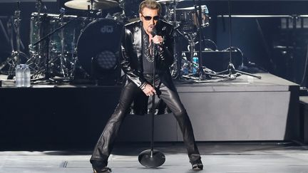 Johnny Hallyday à Lille le 10 octobre dernier.
 (Edouard / Photopqr / La voix du Nord)