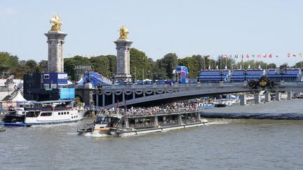 La Seine, le 29 juillet 2024. (AFP)