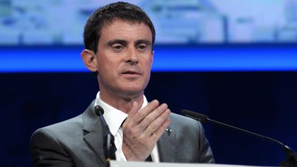 Le Premier ministre, Manuel Valls, le 20 novembre 2014, &agrave; Paris. (ERIC PIERMONT / AFP)