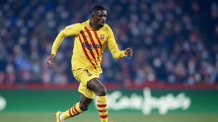 Ousmane Dembélé le 8 janvier face à Grenade. (JOSE BRETON / NURPHOTO)