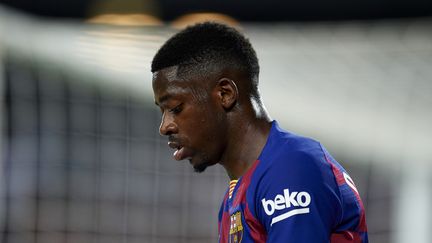 L'attaquant français Ousmane Dembélé lors&nbsp;du match&nbsp;Barcelone-Vlilarreal, le 24 septembre 2019, à Barcelone (Espagne).&nbsp; (JOSE BRETON / NURPHOTO / AFP)