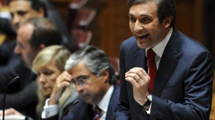 Le premier ministre portugais, Pedro Passos Coelho, au Parlement à Lisbonne le 30 juin 2011 (AFP - FRANCISCO LEONG)