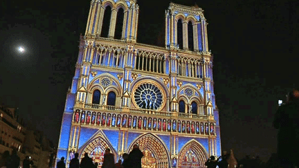 Le spectacle "Dame de Coeur" sur la façade de Notre-Dame de Paris rend hommage aux soldats de la Première Guerre Mondiale
 (France 3 / Culturebox )