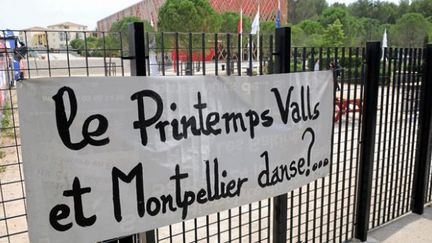 &nbsp; (Les intermittents ont reconduit samedi  la grève entamée mardi à l'ouverture du 28e Printemps des Comédiens à  Montpellier © Maxppp/ Jean-Michel Mart)