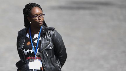 Sibeth Ndiaye, le 14 mai 2017 à Paris. (MARTIN BUREAU / AFP)