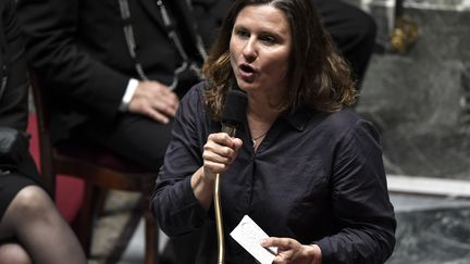 Roxana Maracineanu, à l'Assemblée nationale, en juillet 2020.  (STEPHANE DE SAKUTIN / AFP)