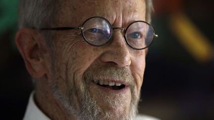 Elmore Leonard le 17 septembre 2012 à son domicile de Bloomfield, dans le Michigan
 (Paul Sancya / AP / AFP)